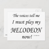 メロデオン・ヴォイス遊ズ ポストカード (正面/裏面)