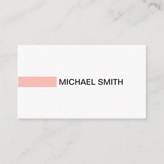 メロモダンーエレガントプロフェッショナル平白 名刺 (正面)