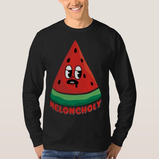 メロンおもしろいロン Tシャツ (正面)
