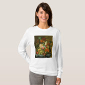 メロンおよびブドウが付いている静物画 Tシャツ (正面フル)