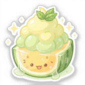 メロンかき氷 シール (正面)