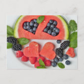 メロンとベリーのはがき ポストカード (正面)