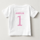 メロンにひとつだけのオリジナルネーム ベビーTシャツ (裏面)