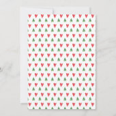 メロンにひとつだけの夏の女の子 1歳の誕生日 招待状 (裏面)