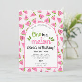 メロンにひとつだけの水彩イラスト 招待状 (スタンド正面)