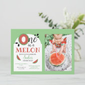 メロンにひとつ 子供の最初の誕生日 招待状 (スタンド正面)
