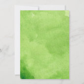 メロンにひとつ 水彩 メロンの1歳誕生日 招待状 (裏面)