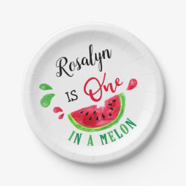 メロンに入った人 ペーパープレート