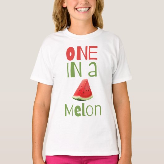 メロンに入った人 Tシャツ (正面)