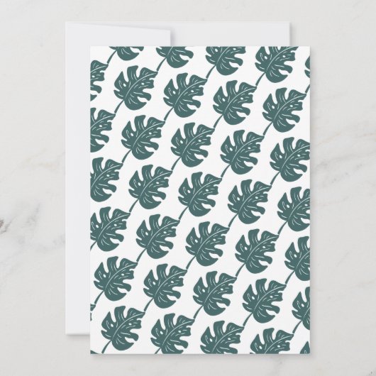 メロンに1つ1歳の誕生日招待状 招待状 (裏面)