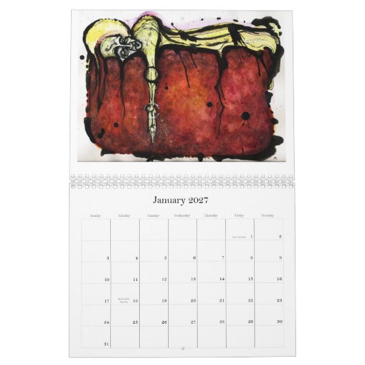 メロンのカレンダー カレンダー (1月 2027)