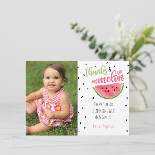 メロンのサンキューカードの1つ 招待状 (スタンド正面)