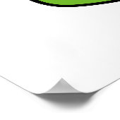 メロンのスイカおもしろいパンに入る ポスター (角)