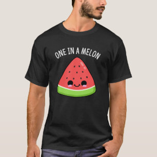 メロンのスイカおもしろいパンプンダークBGの1つ Tシャツ