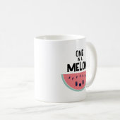 メロンのスイカに入ったかわいい コーヒーマグカップ (正面右)