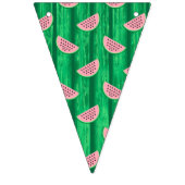 メロンのスイカに入るパーティー最初の誕生日 バンティングフラッグ (第1の旗)