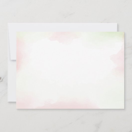 メロンのスイカに1つ1つ誕生日の写真 招待状 (裏面)