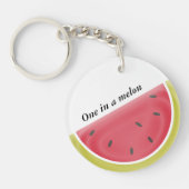 メロンのスイカのスライスに1つ キーホルダー (正面)