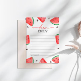 メロンのスイカのタイムカプセルカードに1枚 招待状