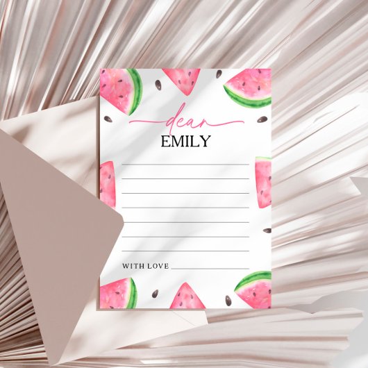メロンのスイカのタイムカプセルカードに1枚 招待状