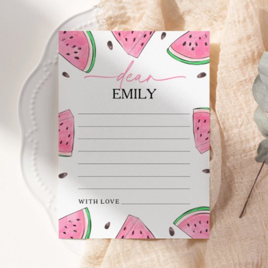 メロンのスイカのタイムカプセルカードに1枚 招待状