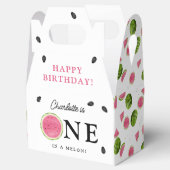 メロンのスイカの夏誕生日に1つ フェイバーボックス (オープン)