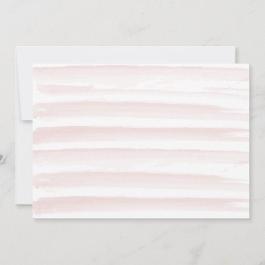 メロンのスイカの女の子で1つ写真1歳の誕生日 招待状 (裏面)