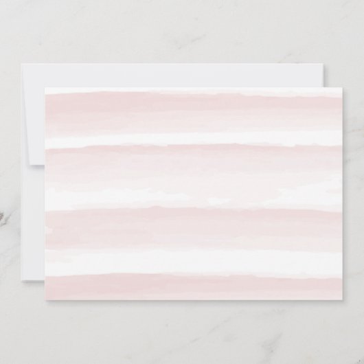 メロンのスイカの女の子で1つ写真1歳の誕生日 招待状 (裏面)