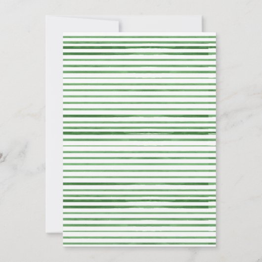 メロンのスイカの最初の誕生日パーティーで1人 招待状 (裏面)