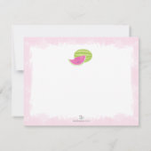 メロンのスイカサンキューカード 招待状 (裏面)