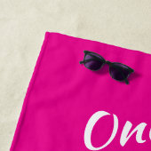 メロンのスイカパーソナライズされたに1つ ビーチタオル (インサイチュ)