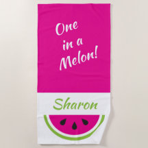 メロンのスイカパーソナライズされたに1つ