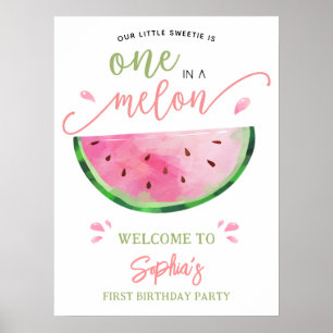 メロンのスイカ誕生日へようこそ ポスター