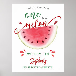 メロンのスイカ誕生日へようこそ ポスター