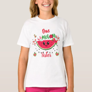 メロンのスイカ誕生日パーティーの姉妹の1つ Tシャツ