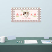 メロンのスイカ誕生日写真 横断幕 (トレードショー)