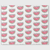 メロンのスイカ誕生日包装紙 ラッピングペーパー (フラット)