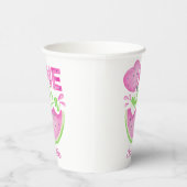 メロンのスイカ誕生日紙カップに1つ 紙コップ (右)