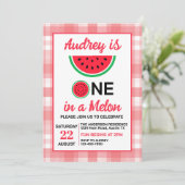 メロンのスイカ誕生日 招待状 (スタンド正面)