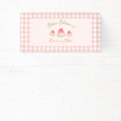 メロンのスイカ誕生日 横断幕 (インサイチュ)