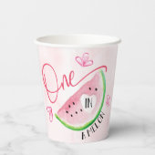 メロンのスイカ誕生日 紙コップ (裏面)