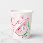 メロンのスイカ誕生日 紙コップ (正面)
