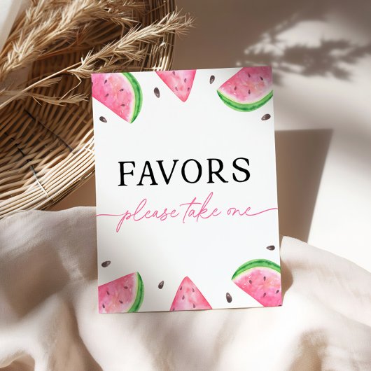 メロンのテーブルの中の1つの看板スイカの好意サイン 台座サイン