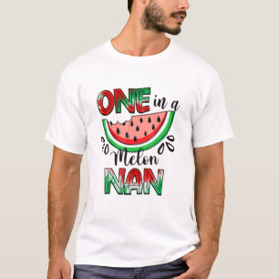 メロンのナンのスイカの一致する家族のフリの1つ Tシャツ