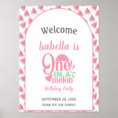 メロンのポスターの中のスイカのウェルカムサイン ポスター (正面)