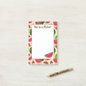 メロンのポストイットのノートの1つ ポストイット (デスク上)