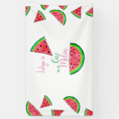 メロンの一つ1歳の誕生日 横断幕 (縦)