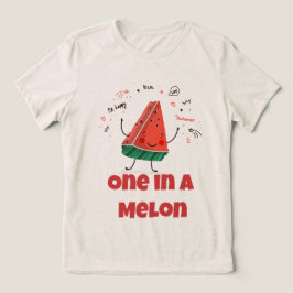 メロンの一つ – スイカ（オートミール版） トライブレンドＴシャツ