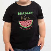 メロンの一歳の誕生日ベビー ベビーTシャツ