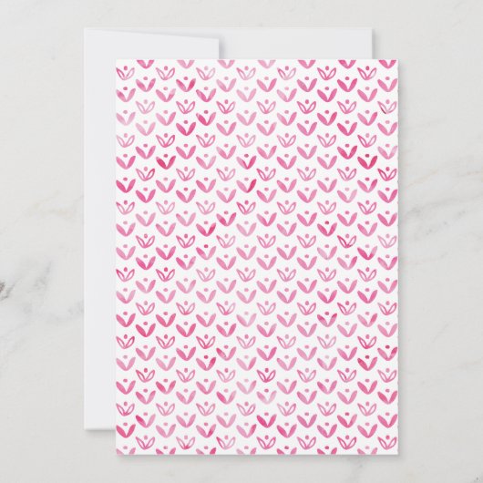 メロンの一歳の誕生日招待状 招待状 (裏面)